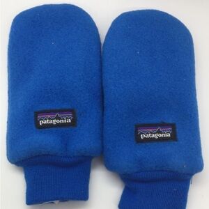 Patagonia Kids Blue Mittens
